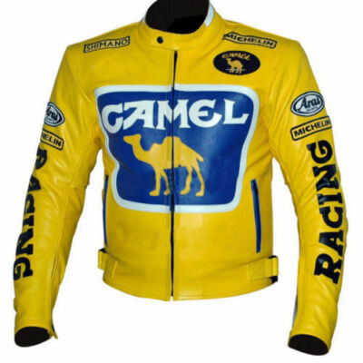 camel leather jacket