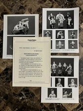1988 KENNER THE REAL GHOSTBUSTERS ORIGINAL PRE PRODUCTION PRESS RELEASE & PHOTOS
