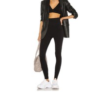 WEWOREWHAT- Seamless High Waist Leggings Black Athletic Training Gym Workout