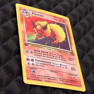 ポケモン - Flareon ブースター 1ED 1st Edition 英語版 3/64 Flareon 03/64 Jungle Holo for sale online | eBay