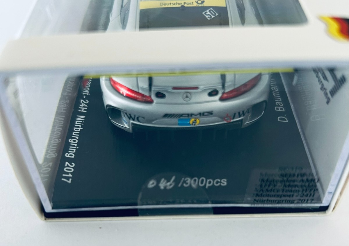 Spark 1:43 Mercedes AMG GT3 #50 HTP Nürburgring 24H 2017 (No