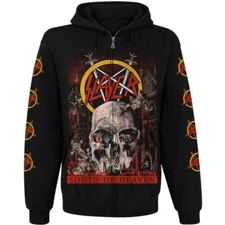 Slayer "South of Heaven"   Hoodie Zip Up Sweatshirt black