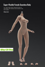 1/6 Female Suntan Skin Large Bust Breast 12"Flexible Action Figure Body Model