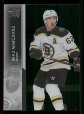 2021-22 Upper Deck Clear Cut Parallel #17 Brad Marchand