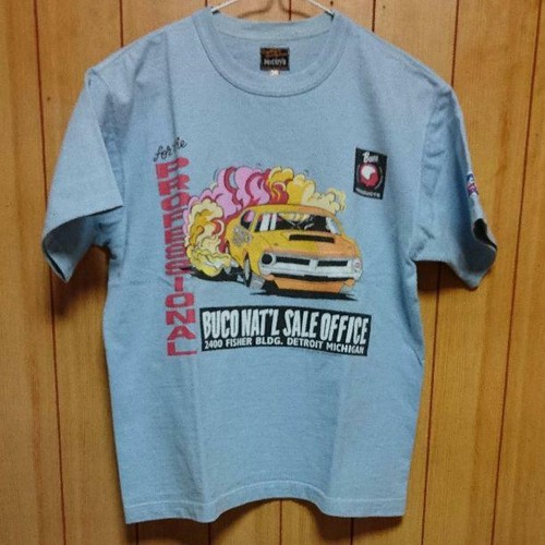 The Real McCoy's BUCO T-Shirt Blue Size 