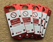 BRADY Lockout-Tagout-Sicherheitsblockierbügel 5 Stück - neuwertig - NP 175€