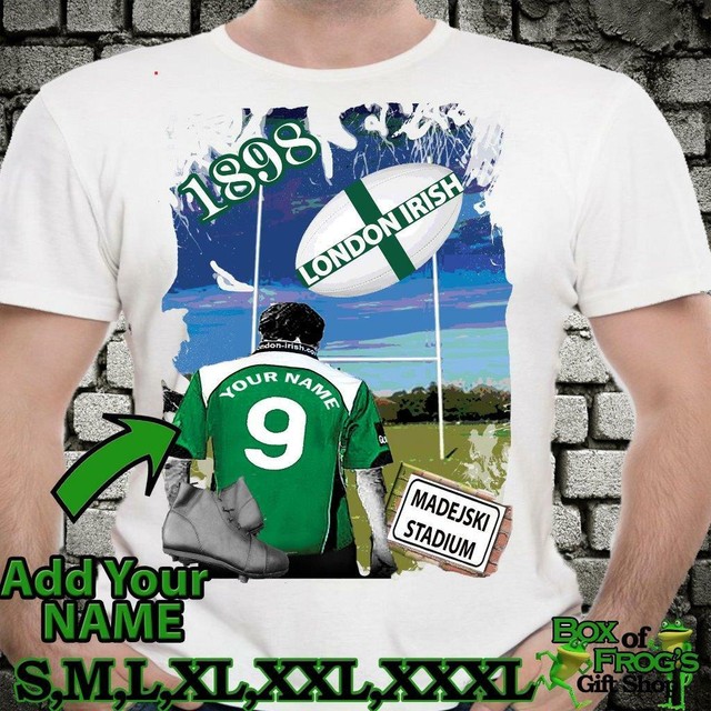 personalised ireland rugby shirt