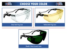 Bolle Override Over-The-Glass Safety Glasses ANSI Z87+ Work Eyewear Choose Color