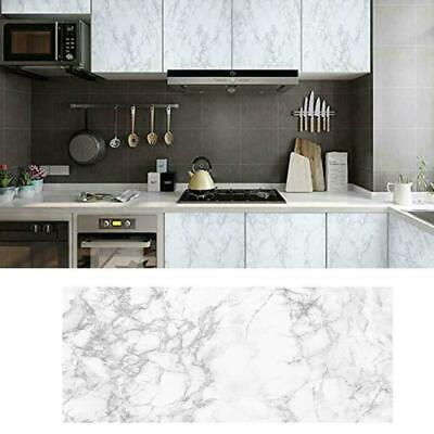 Gray Marble Peel and Stick Wallpaper Self Adhesive Decor Paper contact film J0B2 