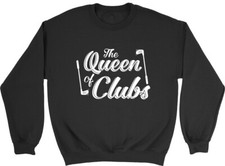 The Queen of Clubs Womens Ladies Sweatshirt Jumper