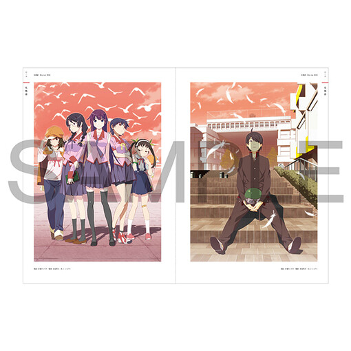Monogatari Series Anniversary Illustration Works Art Book