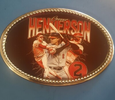 Gunnar Henderson , Baltimore Orioles, Baseball Epoxy Buckle