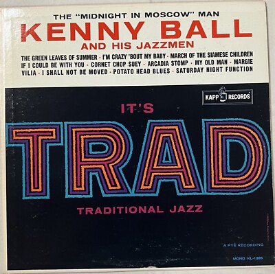 Kenny Ball and His Jazzmen It's Trad Traditional Jazz KL 1285 Vinyl LP 
