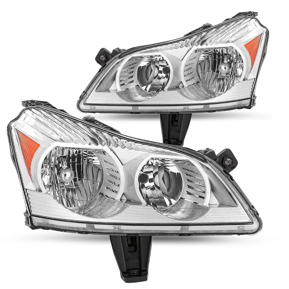 Левые и правые хромированные фары для Chevy Traverse LS LT 2009 2010 2011 2012 годов выпуска с B - Изображение 4 из 4