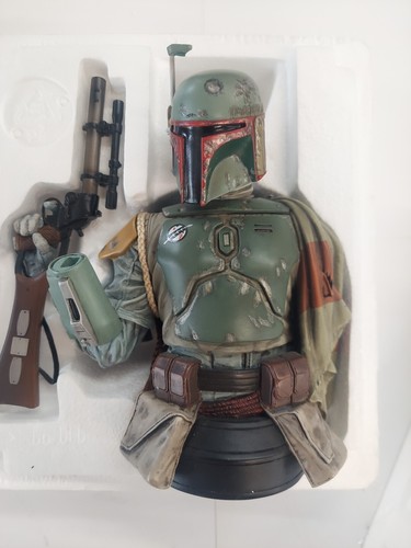 Gentle Giant Star Wars Mini Bust Boba Fett Empire Strikes Back 1/6 - Picture 5 of 5