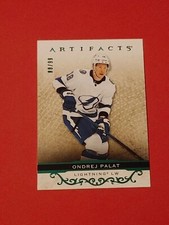 2021-22 Artifacts Hockey Emerald Parallel #11 Ondrej Palat #/99 Tampa Bay 