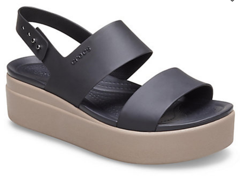 crocs platform sandals