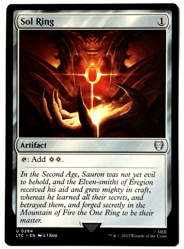 MTG Sol Ring Tales of Middle-earth Commander 0284 NM | eBay