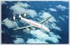 Airplane Postcard Fly TWA Airlines Jetstream Issued Lockheed Constellation EJ9