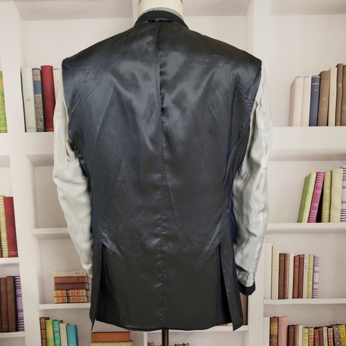 Saks Fifth Avenue Travel Collection Sport Coat Suit Jacket Men's 44R Trim Wool - Picture 8 of 18