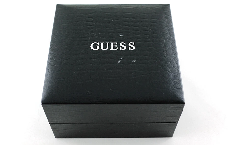 Genuine Guess USA Black Diamond Rectangular Watch U125571G1 w/ Original Case - image 4 of 4