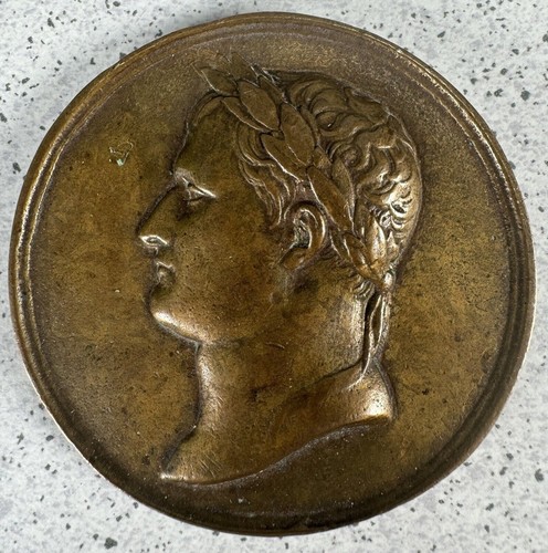 Large Napoleon Bronze Medal Stamped ROXOLANICVS MAXIMVS 116.9 Grams!! - Picture 2 of 12