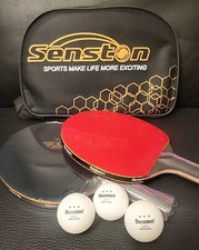 Senston Prof Table Tennis Ping Pong Paddles Balls Set Advance Intermediate NEW
