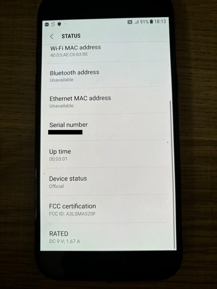 Samsung Galaxy A5 2017 A520F Black EE Locked 32GB 3GB RAM Android Smartphone - Image 4 of 4