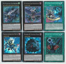 YU GI OH LOTTO DI 15 CARTE "CACCIATORI DI NUMERI" NUMH , SUPER RARA