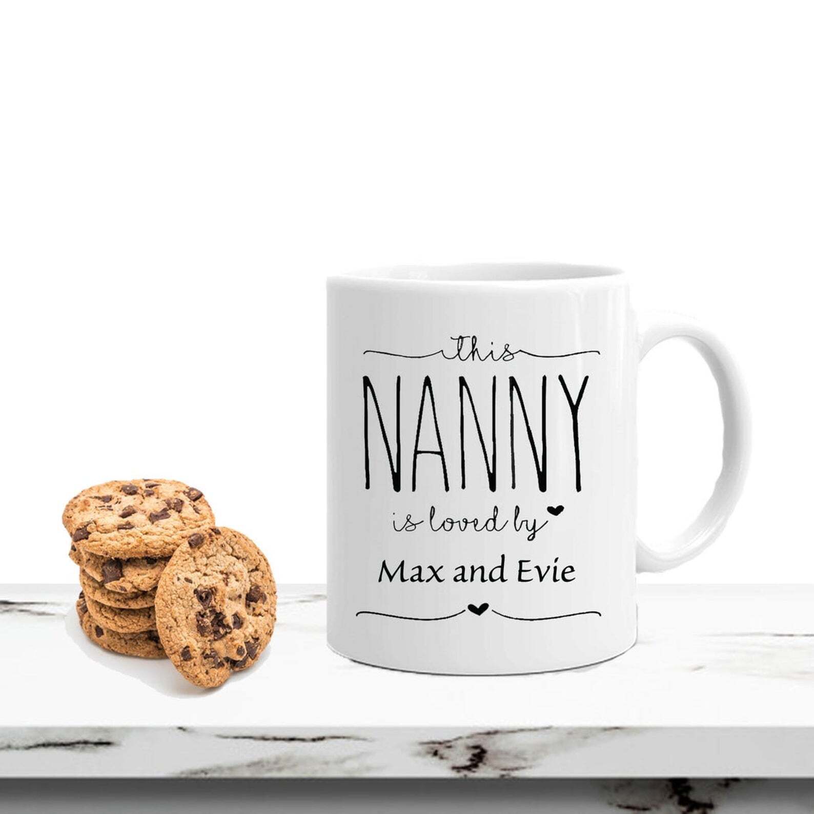 Personalised This Nanny Is Loved By Mug Birthday Gift For Nanny Birthday