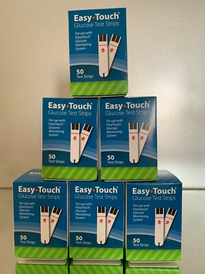 Easy Touch Blood Glucose Test Strips 300 Ct.  EXP  03/2027   Free Shipping 