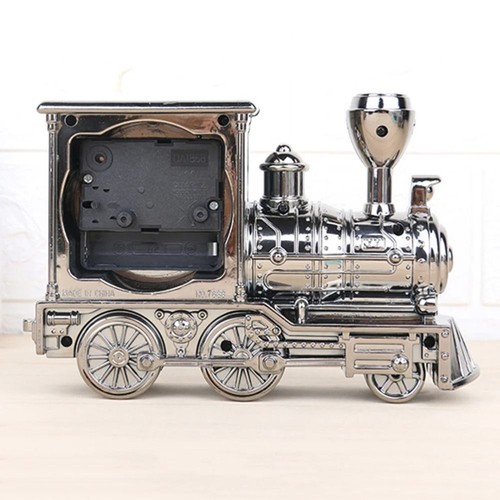 Cartoon Table Clock Vintage Desktop Clock Train Alarm Clock Office - Picture 8 of 10