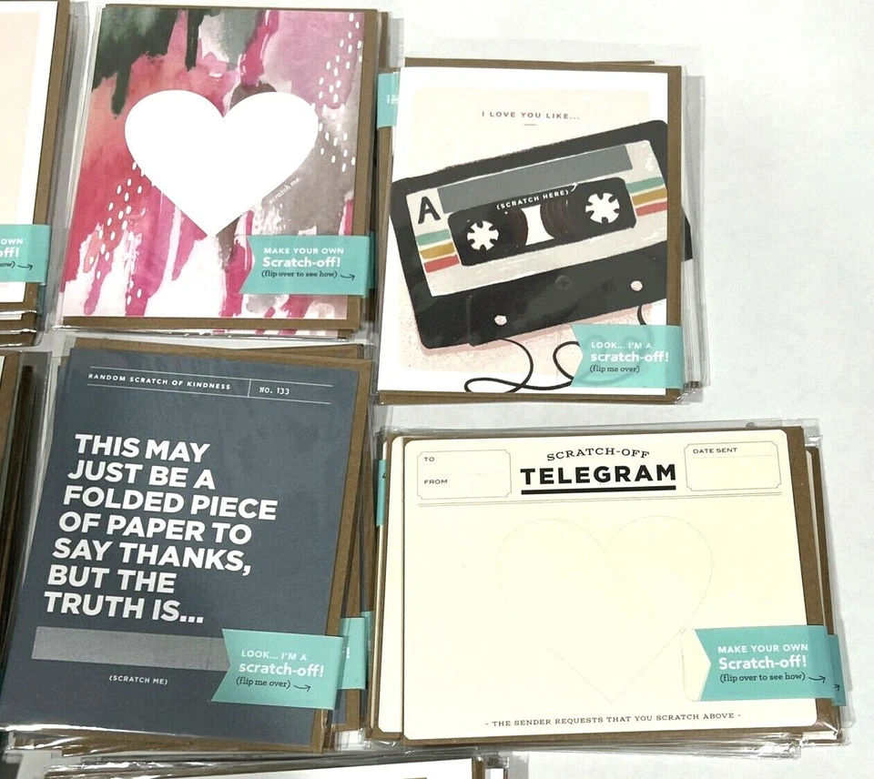 Inklings haz tus propias tarjetas rasca y gana (lote mixto de 52 cartas) Foto 2 de 4