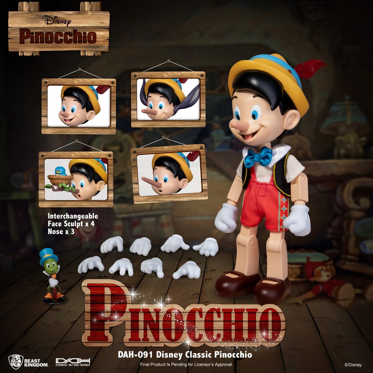 特別出品 入手困難 極レア ピノキオ PINOCCHIO WALT DISNEY Pinocchio A Terrifying Tail by WDCC Disney Classics