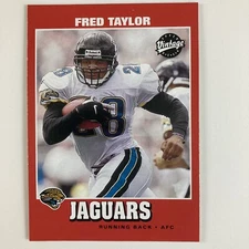 Fred Taylor 2001 Upper Deck Vintage Card #77 NFL Jacksonville Jaguars