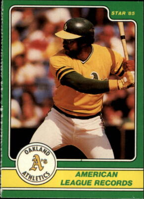 1985 Star Reggie Jackson #9 Reggie Jackson American League Records - NM-MT