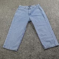 VTG Wrangler Jeans Womens 14 Light Blue Denim Pants High Rise Western Bareback