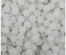 12mm Matte Frosted Finish Steelhead Beads BULK 100 Pack For Painting