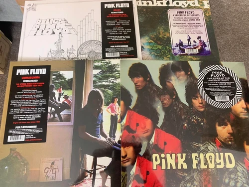 Pink Floyd Vinyl LP Collection Relics Piper At The Gates Ummagumma & Saucerful