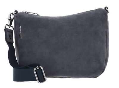 MANDARINA DUCK Mellow Velvet Hobo Bag Umhängetasche Tasche London Fog dunkelgrau