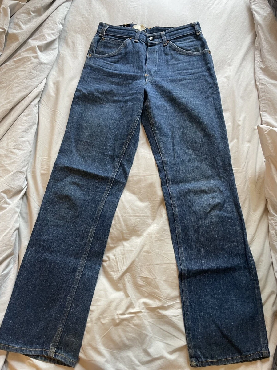 Vintage 60s 70s A SMILE INC size 2/4 Blue Jeans Denim Flared 30