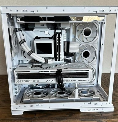 All White Custom Gaming Pc