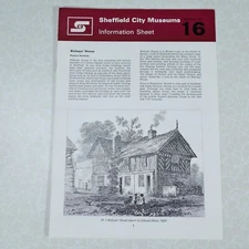 Bishops House, Sheffield City Libraries A4 Booklet