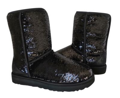 black sparkly uggs