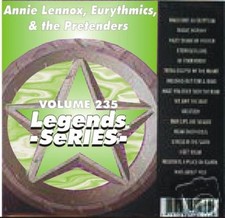 Annie Lennox, The Eurythmics  The Pretenders Karaoke CDG 18 Songs SWEET DREAMS