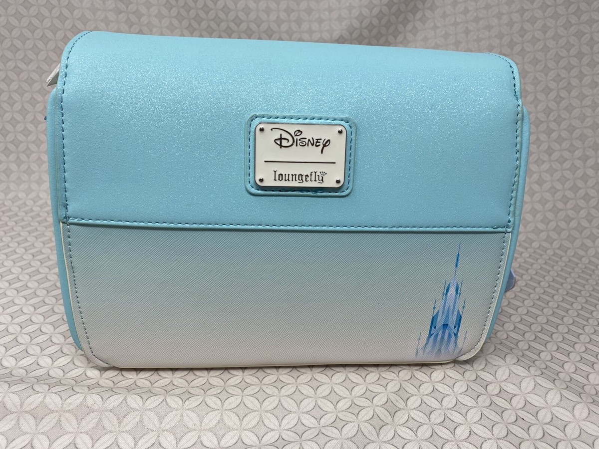 Loungefly Disney Frozen Elsa Snowflake Glitter Crossbody