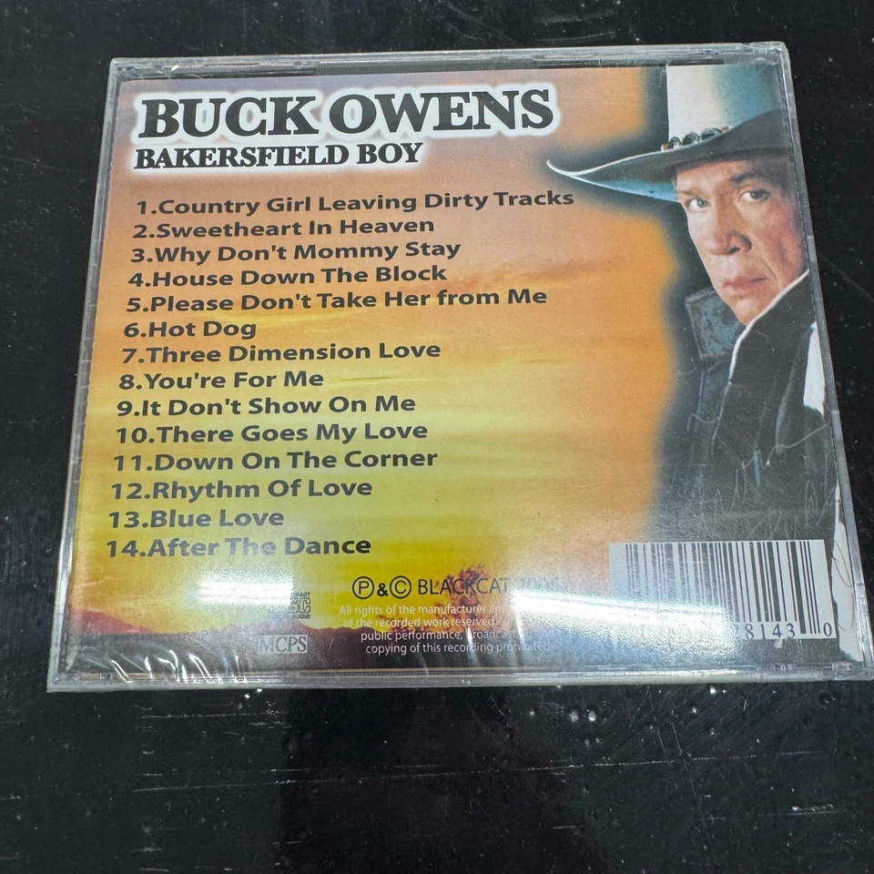 BUCK OWENS BAKERSFIELD BOY RARE 14 TRACK CD FREE SHIPPING - Brand New - Must Hav - Imagem 2 de 2