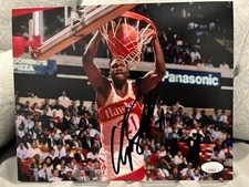 DOMINIQUE WILKINS SIGNED JSA COA 8X10 Atlanta Hawks Dream Team Olympics psa bas
