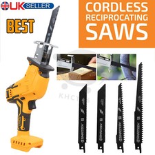 Cordless Reciprocating Saw with 4 Blades Electric Saw Tool Saver Saw For Dewalt
