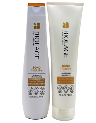Biolage Bond Therapy Shampoo 13.5 oz and Conditioner 9.5 oz Set